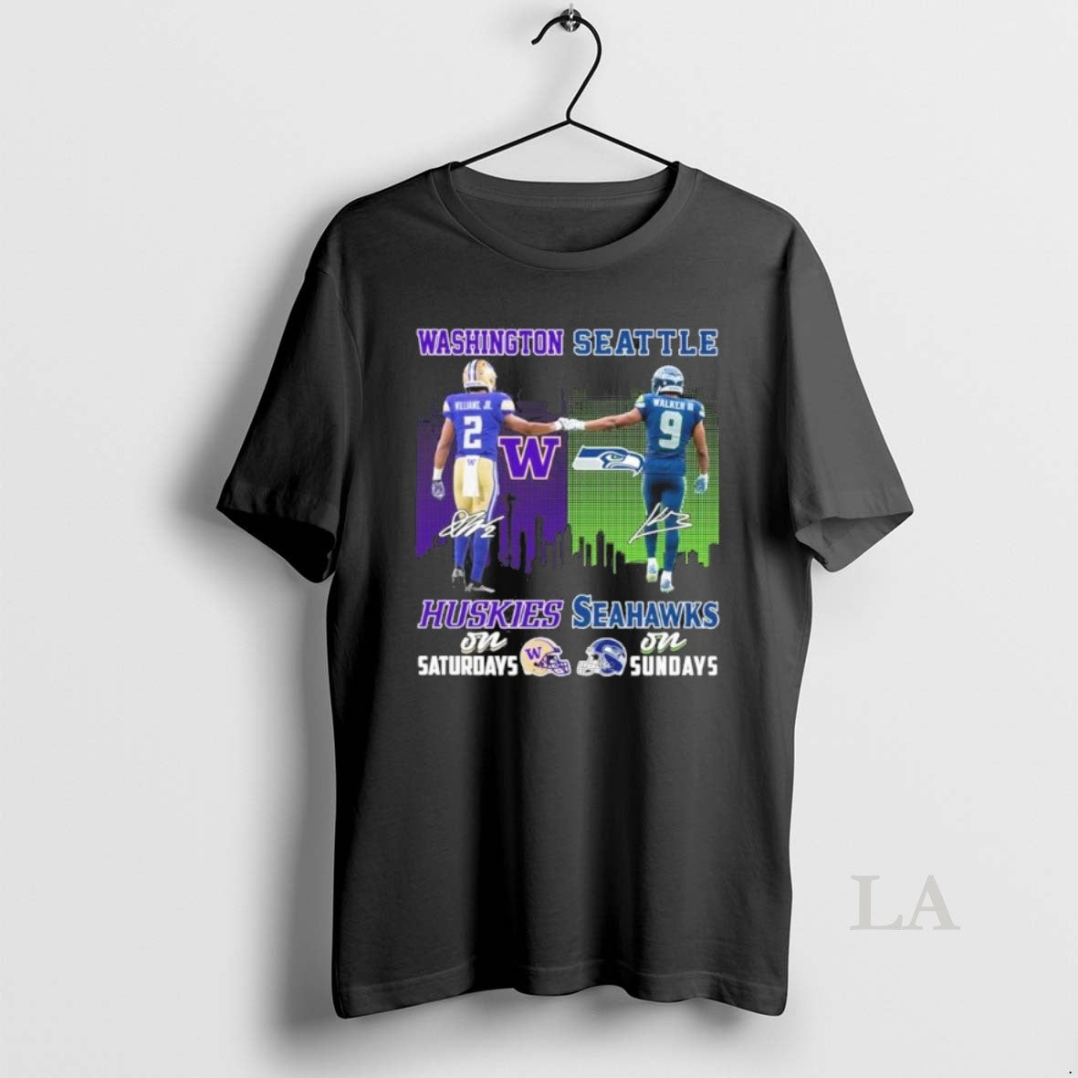 Original Williams Jr Huskies On Saturdays And Walker Iii Seahawks On Sundays Shirt Hoodie Sweatshirt | PurePodTees.com