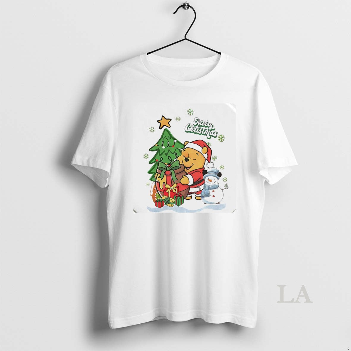Original Winnie The Pooh Santa Honey Pot Christmas White Shirt Hoodie Sweatshirt | PurePodTees.com