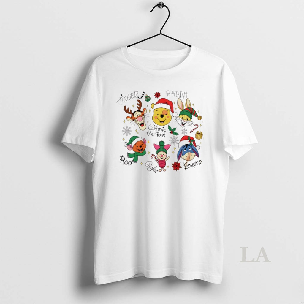 Original Winnie The Pooh Tigger Roo Piglet Merry Christmas 2025 Shirt Hoodie Sweatshirt | PurePodTees.com