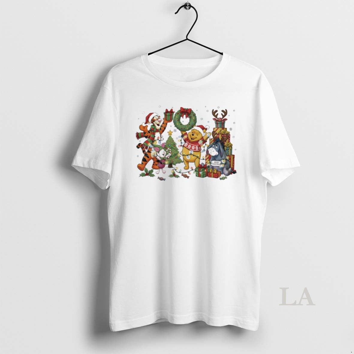 Original Winnie The Pooh Funny Character Merry Christmas 2025 Shirt Hoodie Sweatshirt | PurePodTees.com