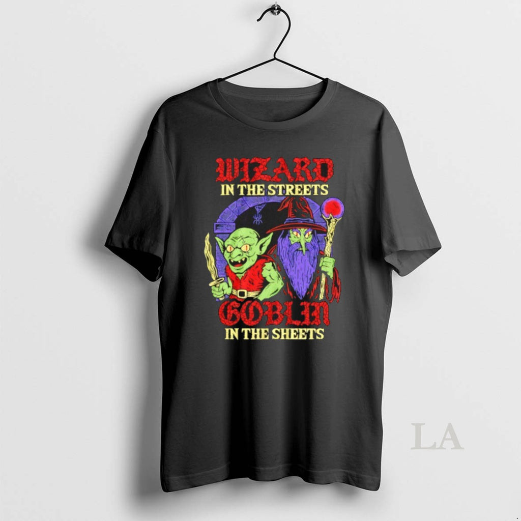 Original Wizard In The Streets Goblin In The Sheets Cartoon Shirt Hoodie Sweatshirt | PurePodTees.com