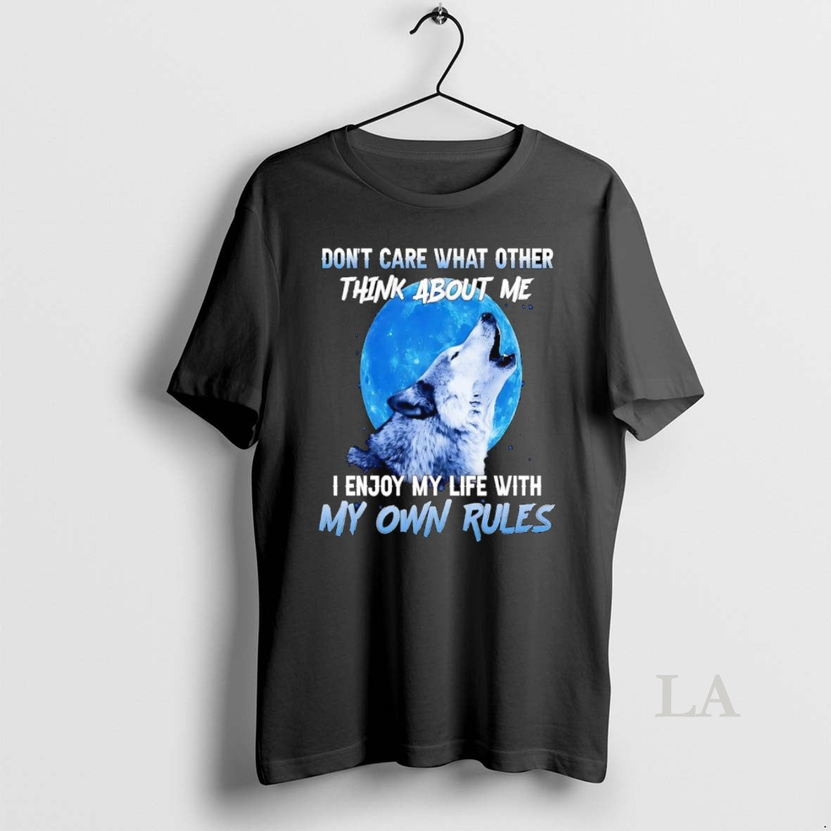 Original Wolf Dont Care What Other Think About Me I Enjoy My Life With My Shirt Hoodie Sweatshirt | PurePodTees.com