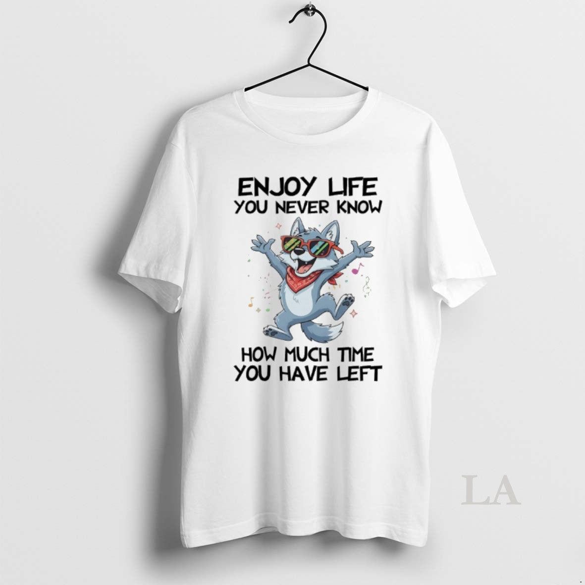 Original Wolf Enjoy Life You Never Know How Much Time You Have Left Shirt Hoodie Sweatshirt | PurePodTees.com