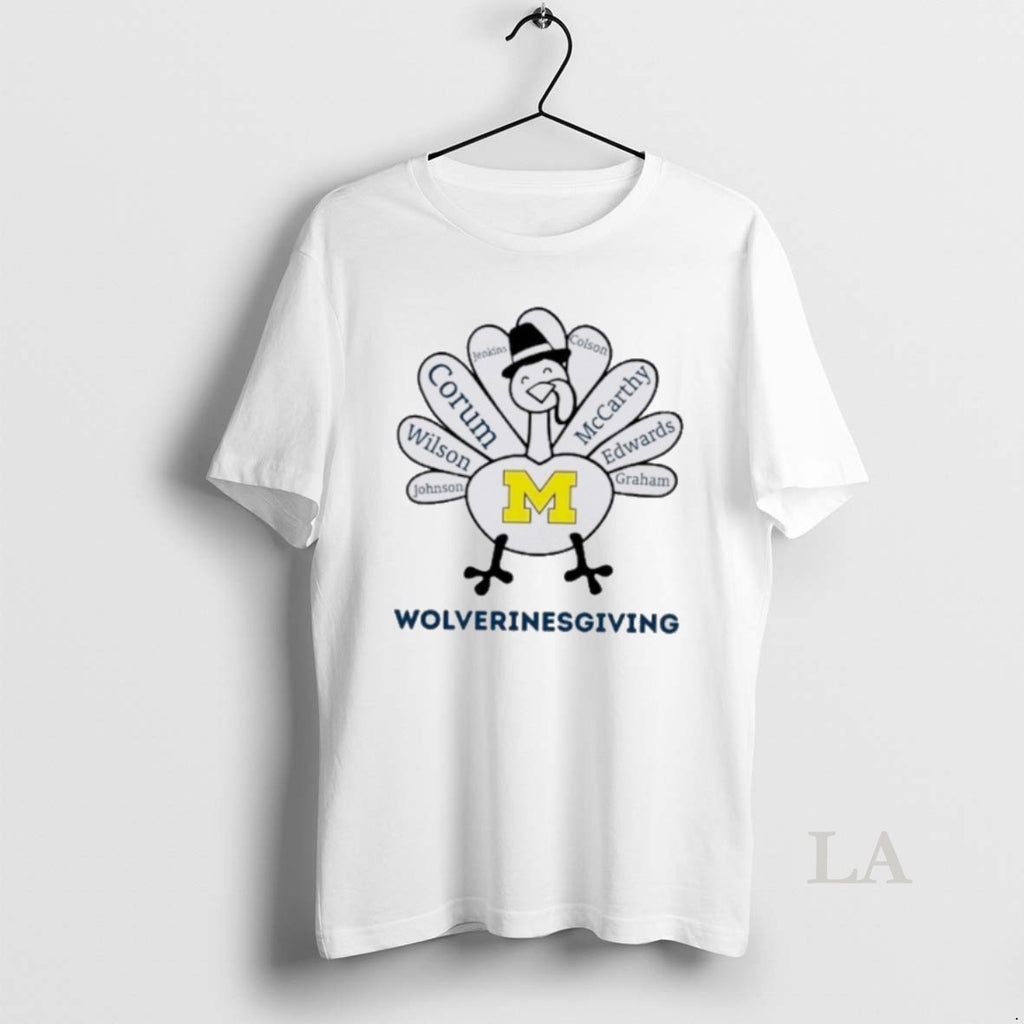 Original Wolverinesgiving Michigan Wolverines X Thanksgiving Shirt Hoodie Sweatshirt | PurePodTees.com