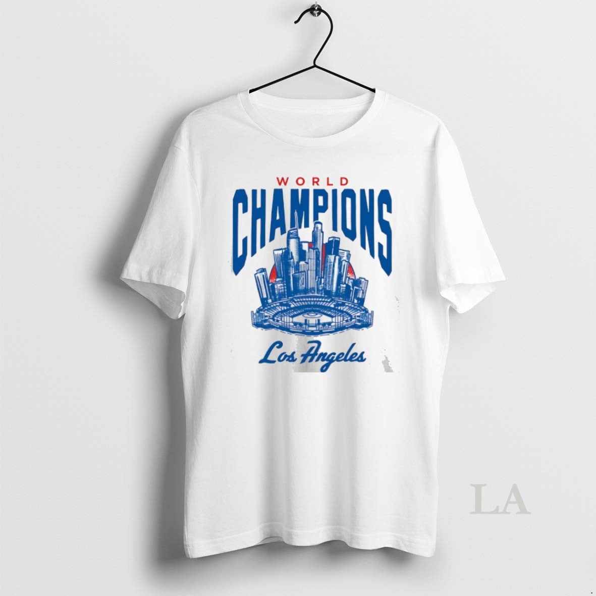 Original World Champions 2025 Los Angeles Dodgers Skyline Shirt Hoodie Sweatshirt | PurePodTees.com