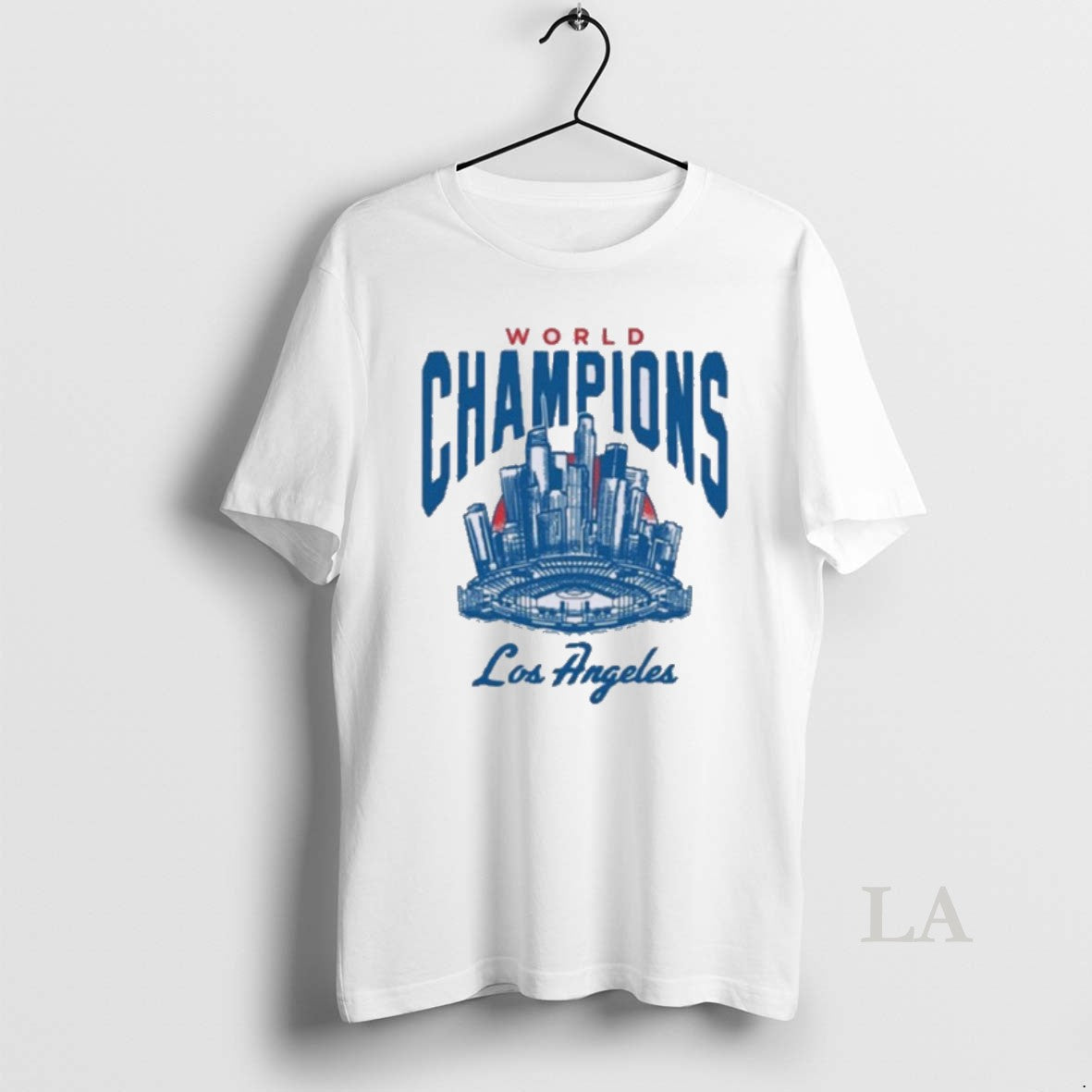 Original World Champions La Dodgers Skyline Shirt Hoodie Sweatshirt | PurePodTees.com