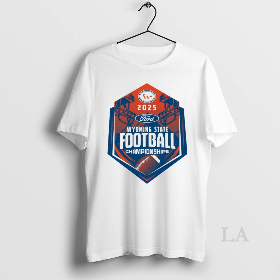 Original Wyoming High School Activities Association 2025 Wyoming State Football Championship Logo Shirt Hoodie Sweatshirt
