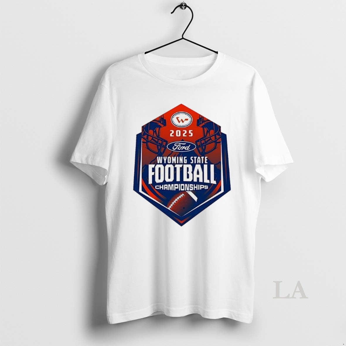 Original Wyoming State Football Activities Association 2025 Championship Logo Shirt Hoodie Sweatshirt | PurePodTees.com