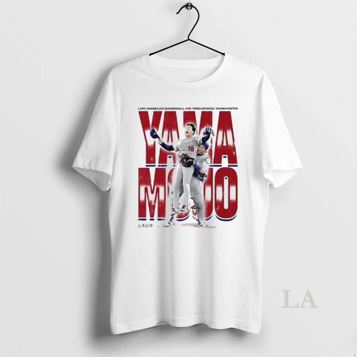Original Yama Mojo Yoshinobu Yamamoto 18 Los Angeles Dodgers Shirt Hoodie Sweatshirt | PurePodTees.com