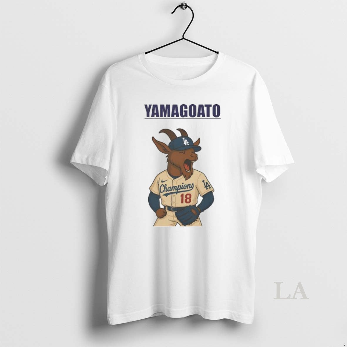 Original Yamagoato Champions Goat 18 Graphic Shirt Hoodie Sweatshirt | PurePodTees.com