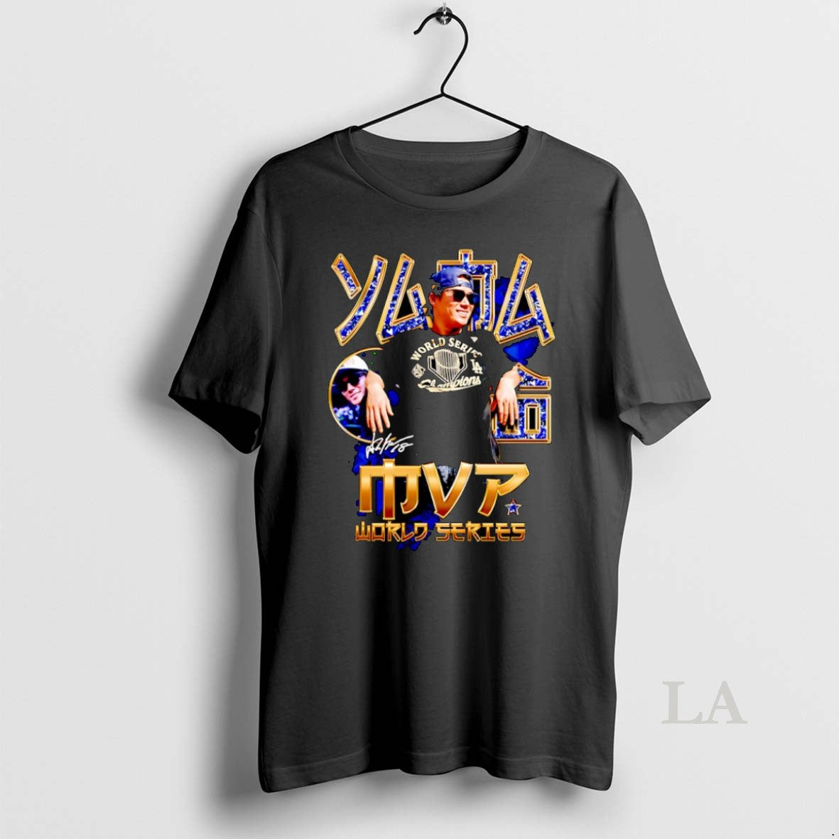 Original Yamamoto Mvp And Job Finished World Series Champs 2025 Signature Shirt Hoodie Sweatshirt | PurePodTees.com