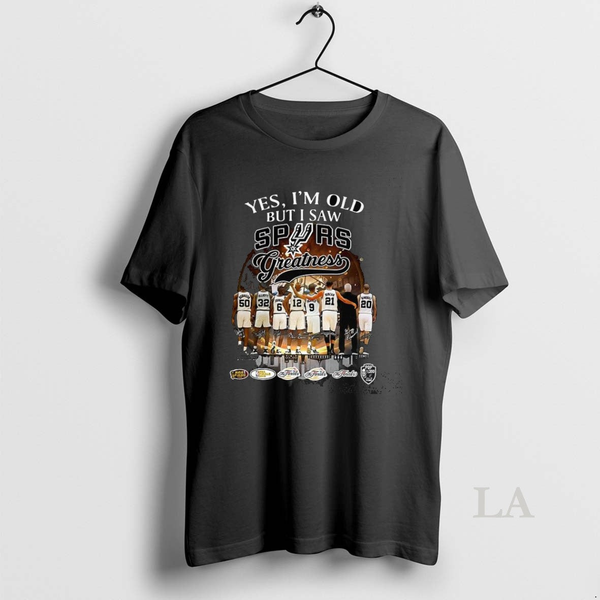 Original Yes Im Old But I Saw San Antonio Spurs Greatness Gregg Popovich And Player Shirt Hoodie Sweatshirt | PurePodTees.com