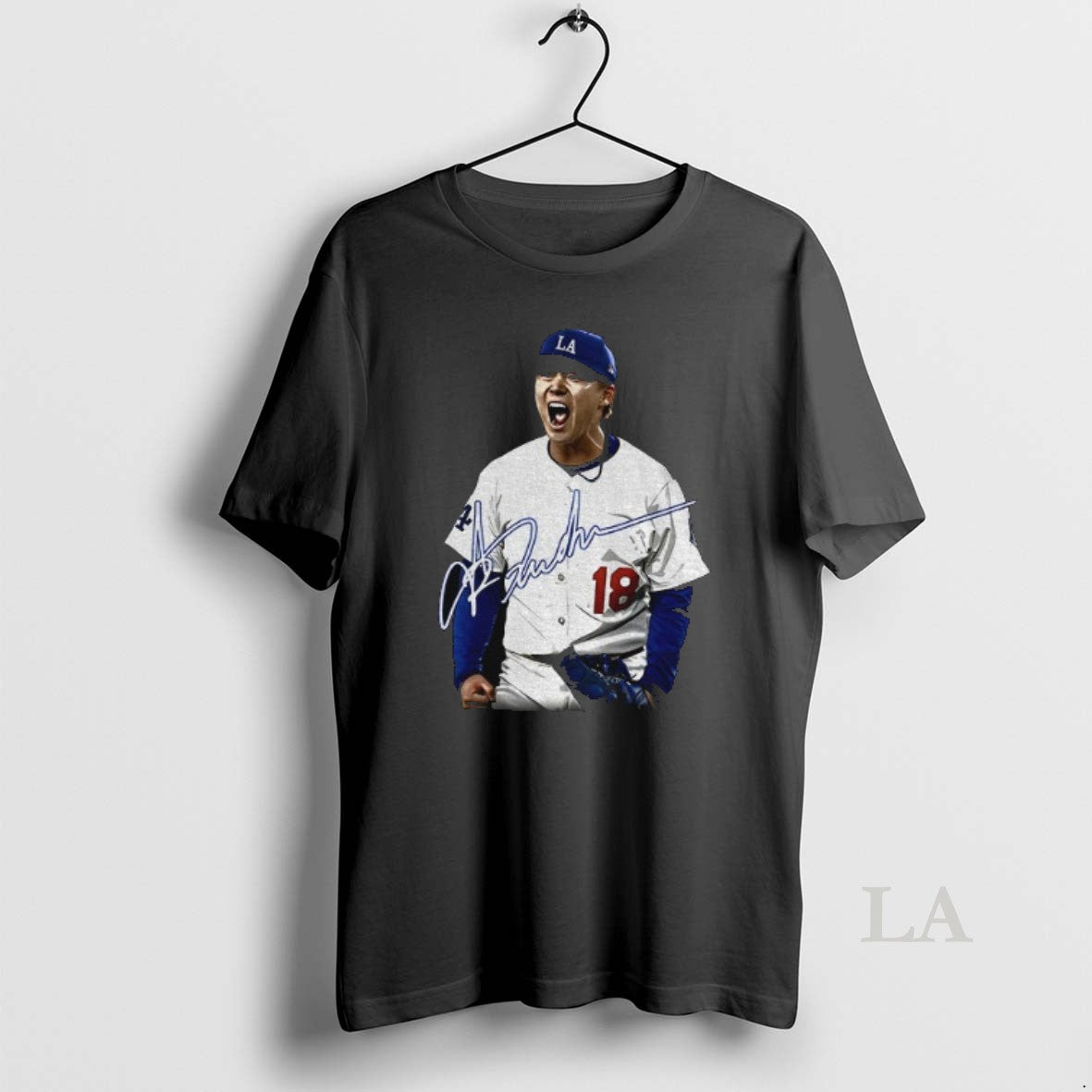 Original Yoshinobu Yamamoto 18 Los Angeles Dodgers Mvp Baseball World Series 2025 Signature Shirt Hoodie Sweatshirt