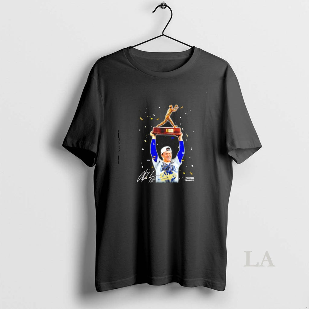 Original Yoshinobu Yamamoto La Dodgers Mvp 2025 Celebration Shirt Hoodie Sweatshirt | PurePodTees.com