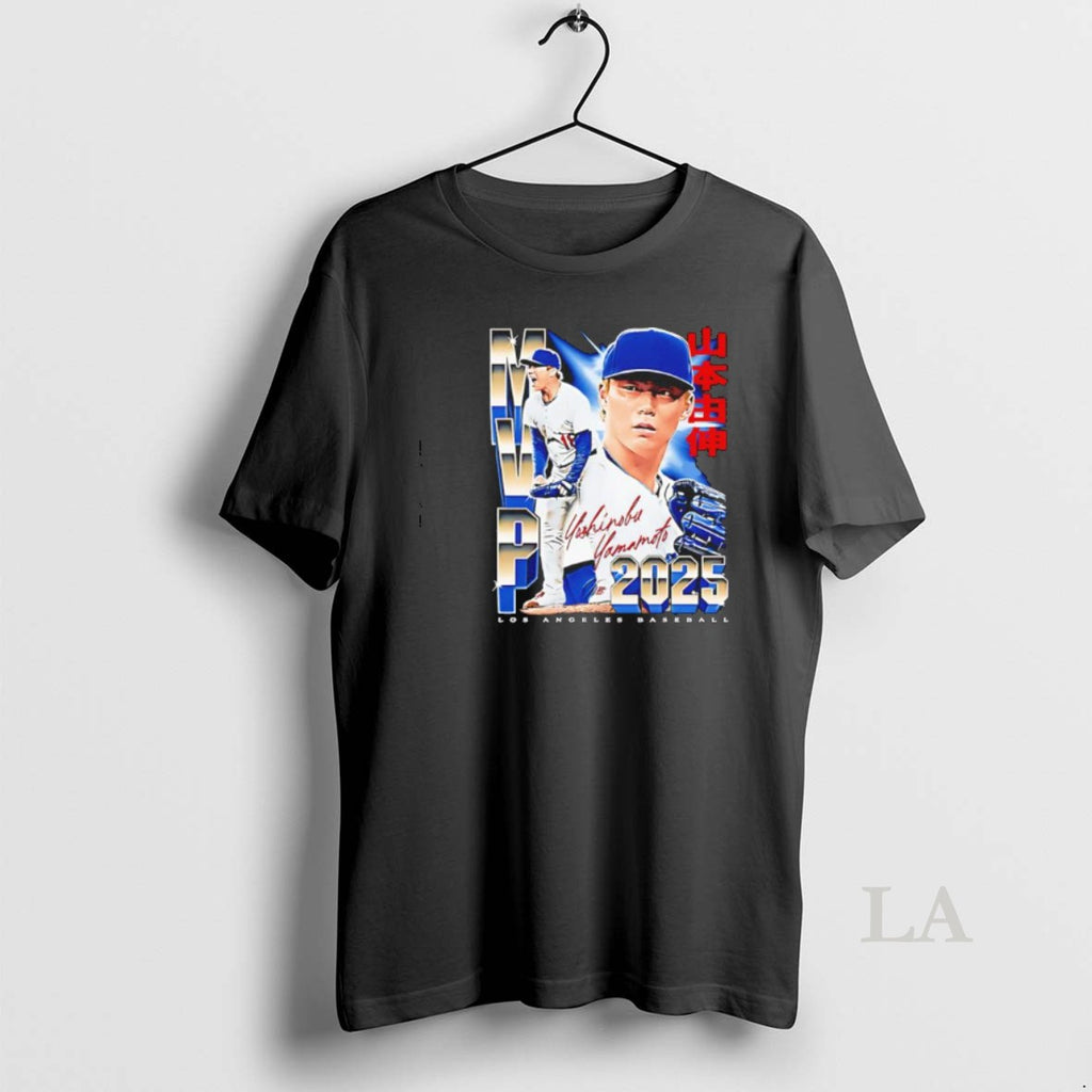 Original Yoshinobu Yamamoto Los Angeles Dodgers 2025 Champs Mvp Shirt Hoodie Sweatshirt | PurePodTees.com