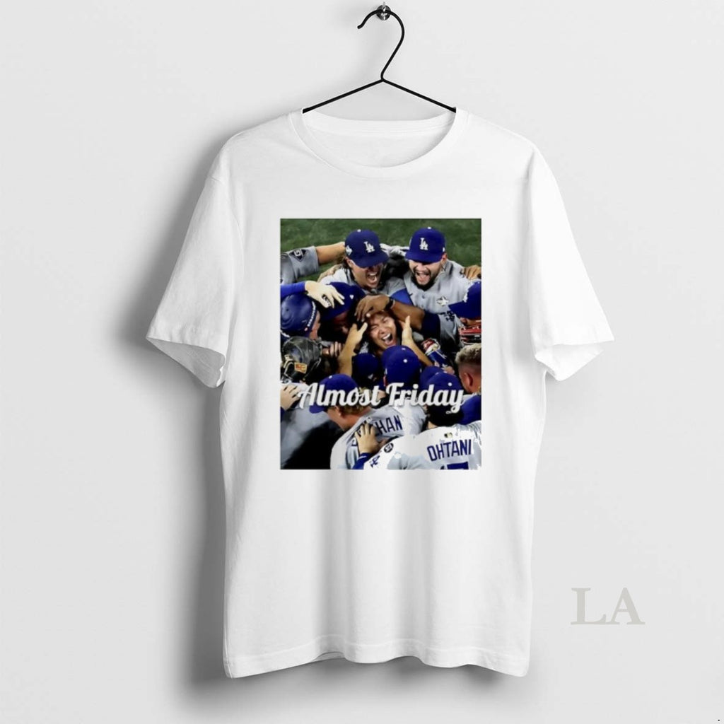 Original Yoshinobu Yamamoto Los Angeles Dodgers Almost Friday Shirt Hoodie Sweatshirt | PurePodTees.com