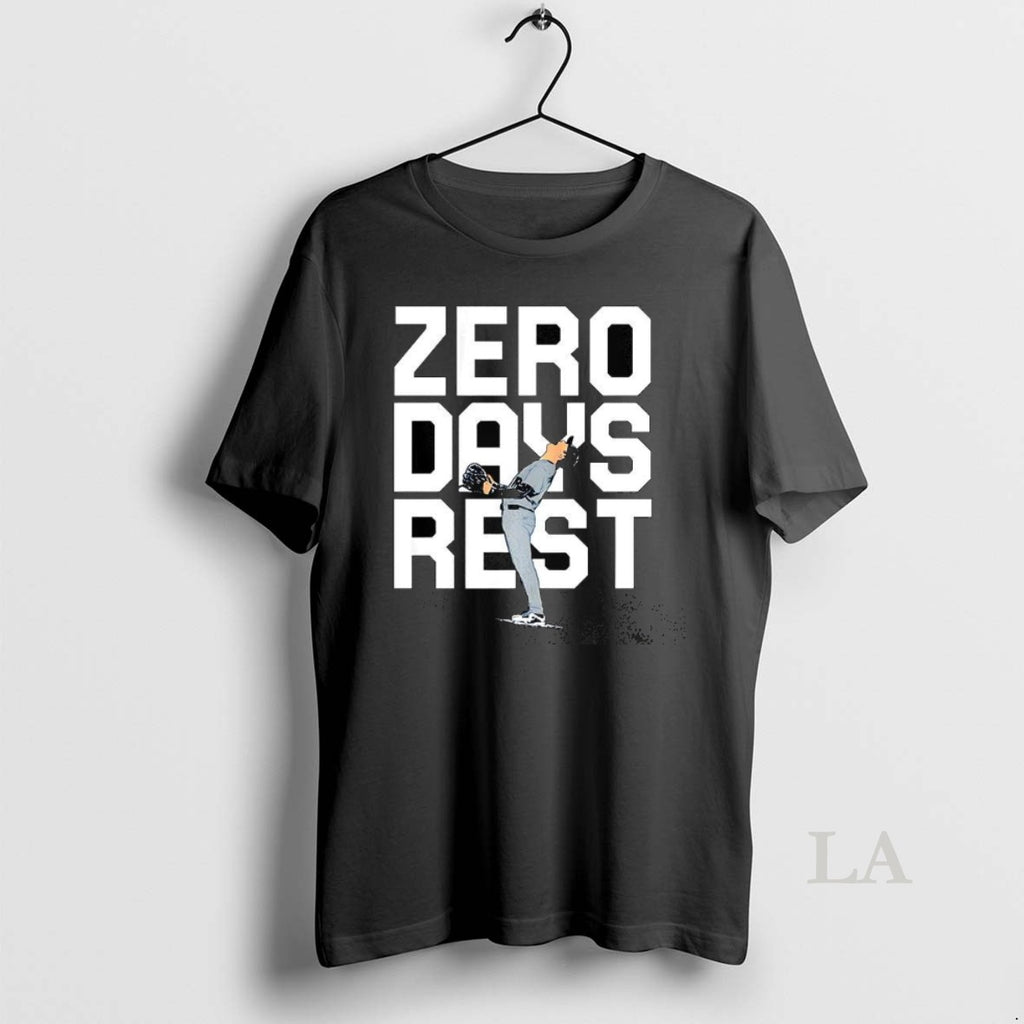 Original Yoshinobu Yamamoto Los Angeles Dodgers Zero Days Rest Shirt Hoodie Sweatshirt | PurePodTees.com