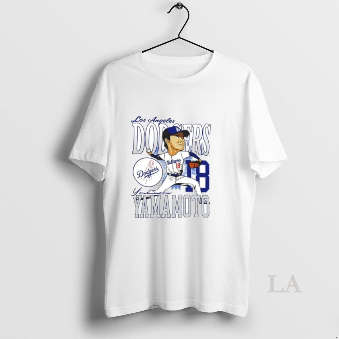 Original Yoshinobu Yamamoto Mlb Los Angeles Dodgers Caricature Ornaments Shirt Hoodie Sweatshirt | PurePodTees.com