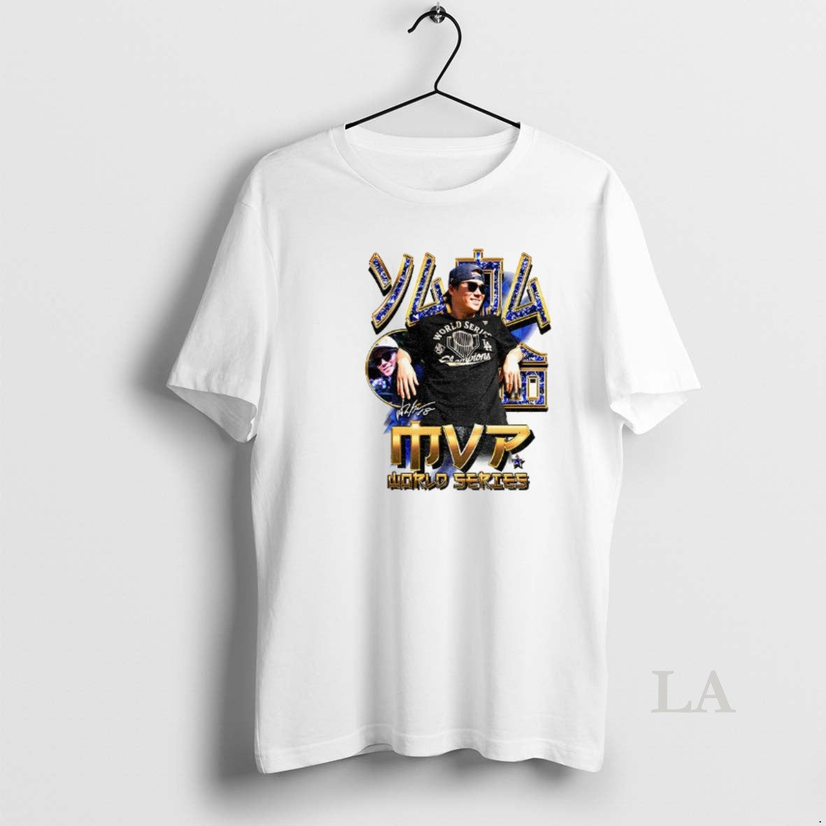 Original Yoshinobu Yamamoto Mvp World Series Signature Shirt Hoodie Sweatshirt | PurePodTees.com