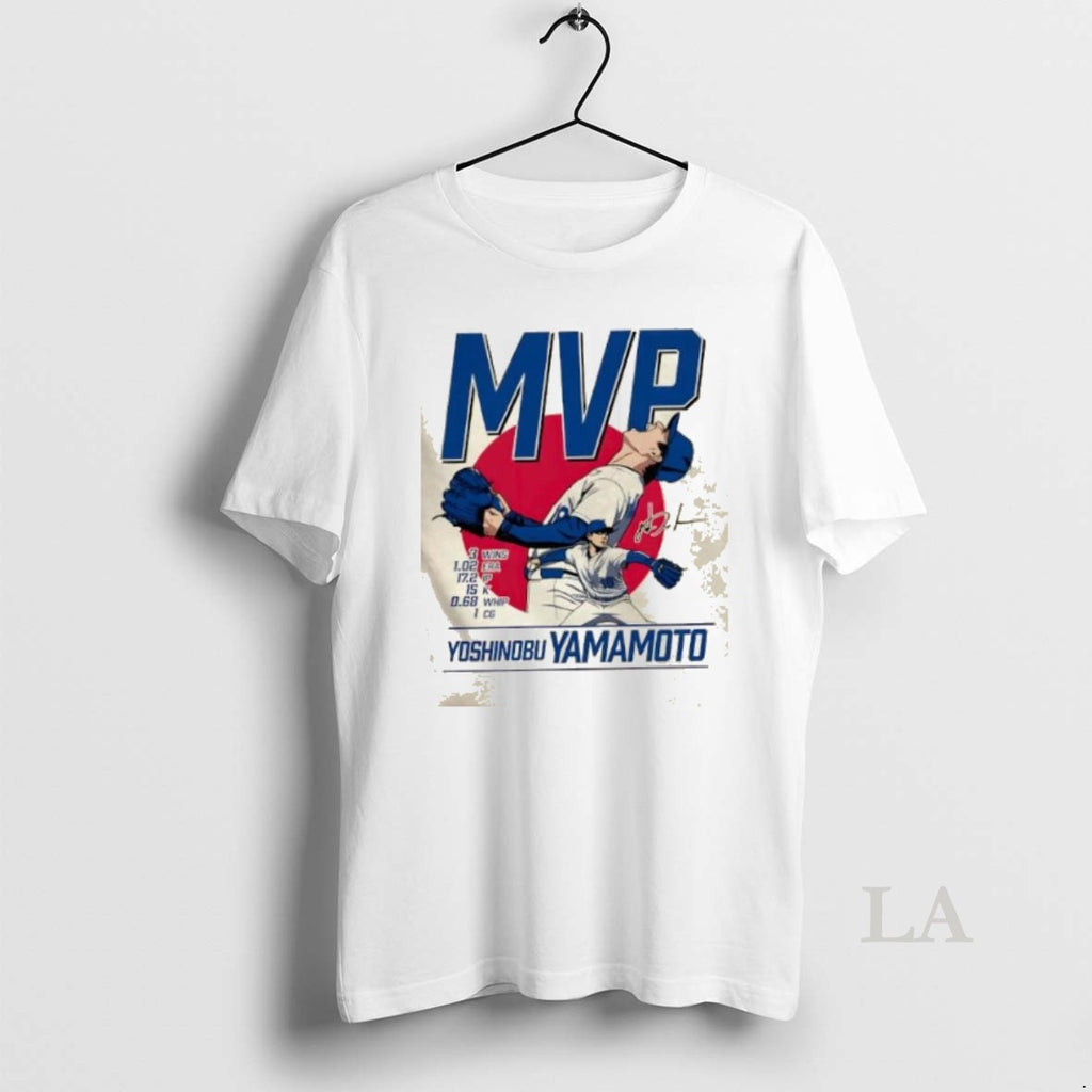 Original Yoshinobu Yamamoto Series Mvp Los Angeles Dodgers Shirt Hoodie Sweatshirt | PurePodTees.com