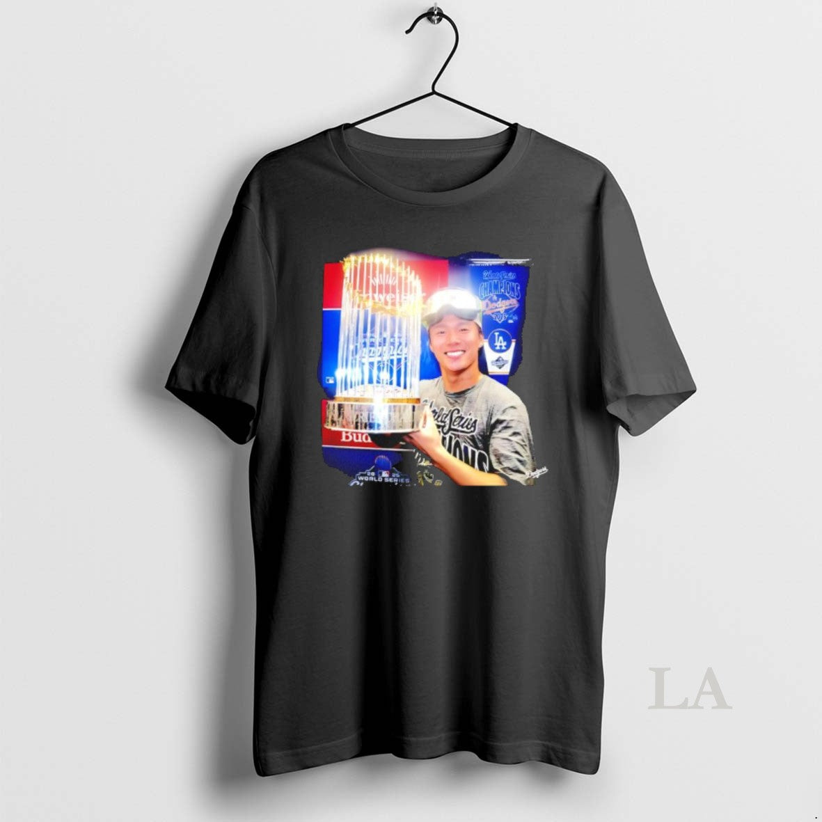 Original Yoshinobu Yamamoto With Trophy World Series Win 2025 Shirt Hoodie Sweatshirt | PurePodTees.com