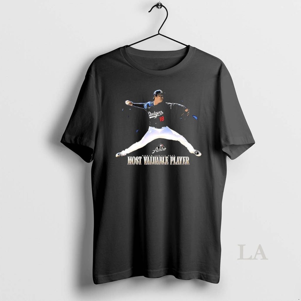 Original Yoshinobu Yamamoto World Series 2025 Most Valuable Player Two Sided Mugs And Shirt Hoodie Sweatshirt