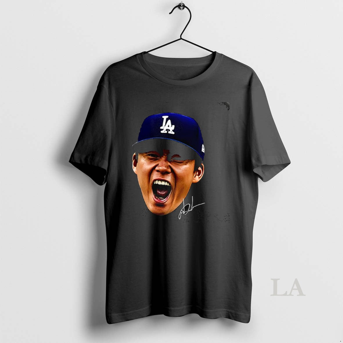 Original Yoshinobu Yamamoto World Series Champions 2025 Big Head Signature Shirt Hoodie Sweatshirt | PurePodTees.com