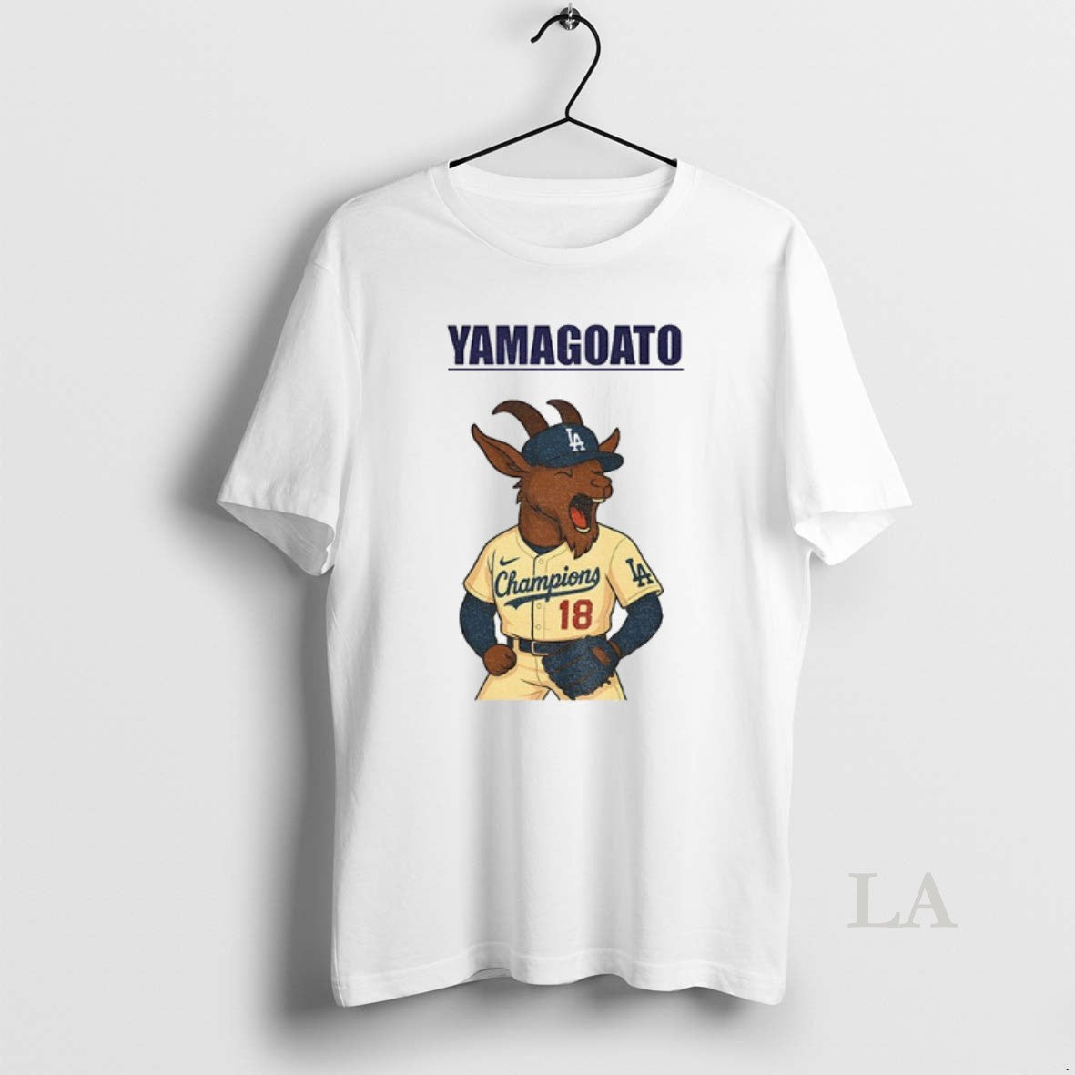Original Yoshinobu Yamamoto Yamagoato Goat Baseball Mlb Champions World Series 2025 Shirt Hoodie Sweatshirt | PurePodTees.com