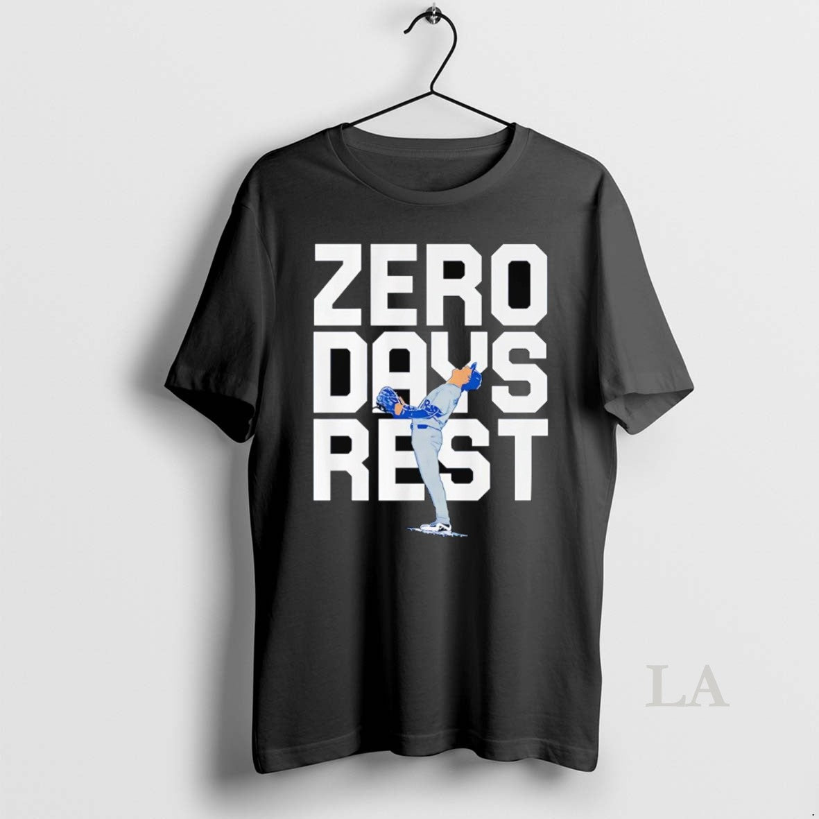 Original Yoshinobu Yamamoto Zero Days Rest La Dodgers Shirt Hoodie Sweatshirt | PurePodTees.com