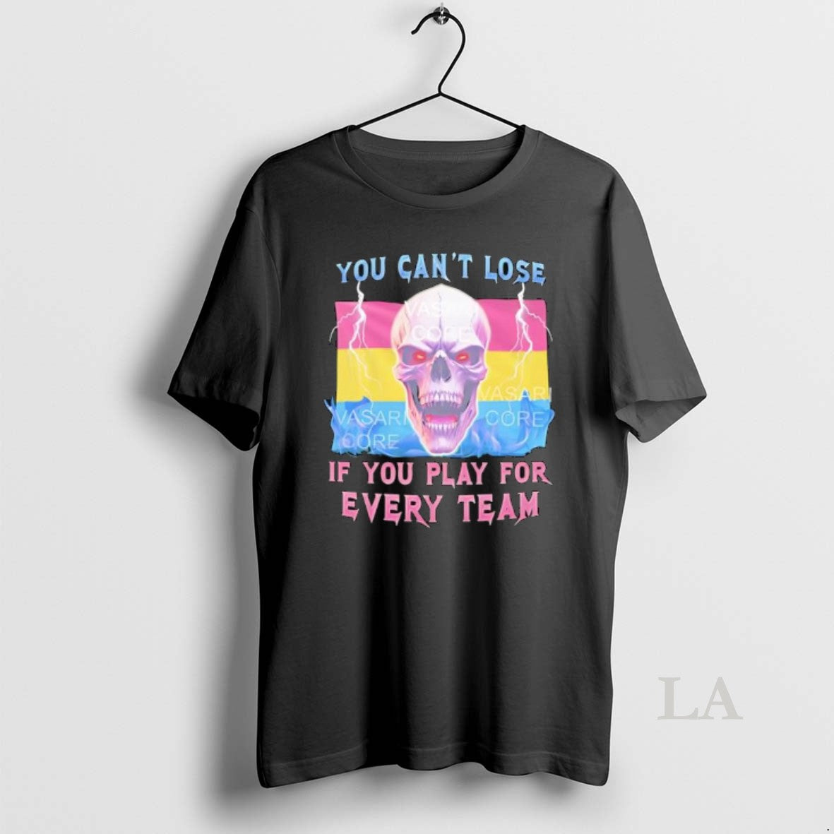 Original You Cant Lose If You Play For Every Team Pansexual Skull Of Flag Shirt Hoodie Sweatshirt | PurePodTees.com