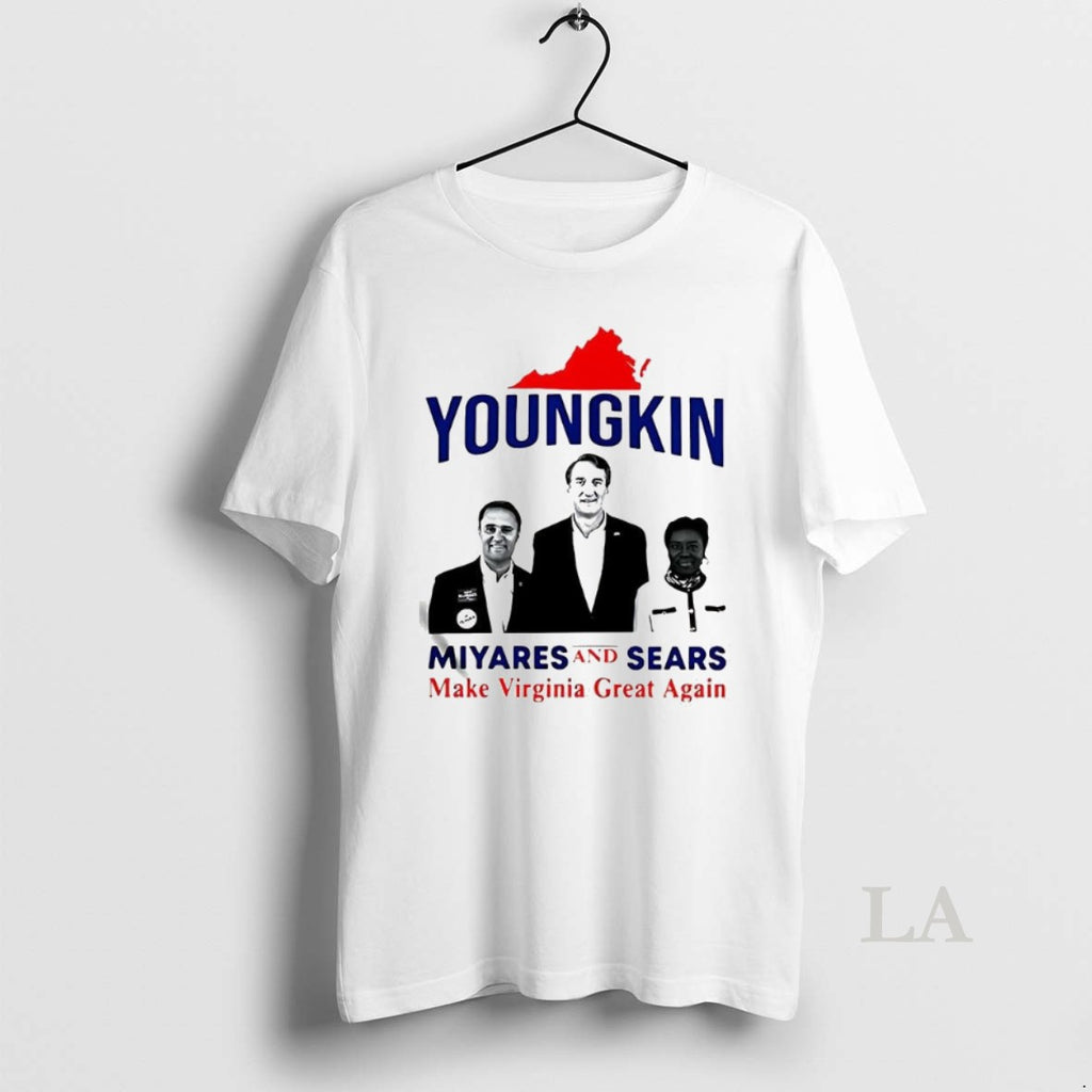 Original Youngkin Miyares And Sears Make Virginia Great Again Politics Shirt Hoodie Sweatshirt | PurePodTees.com