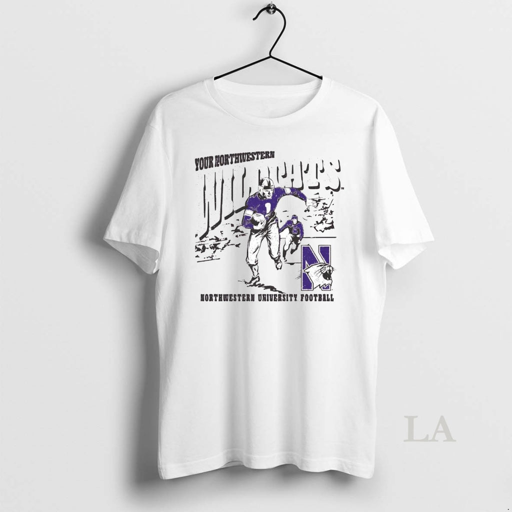 Original Your Northwestern Wildcats Player Running