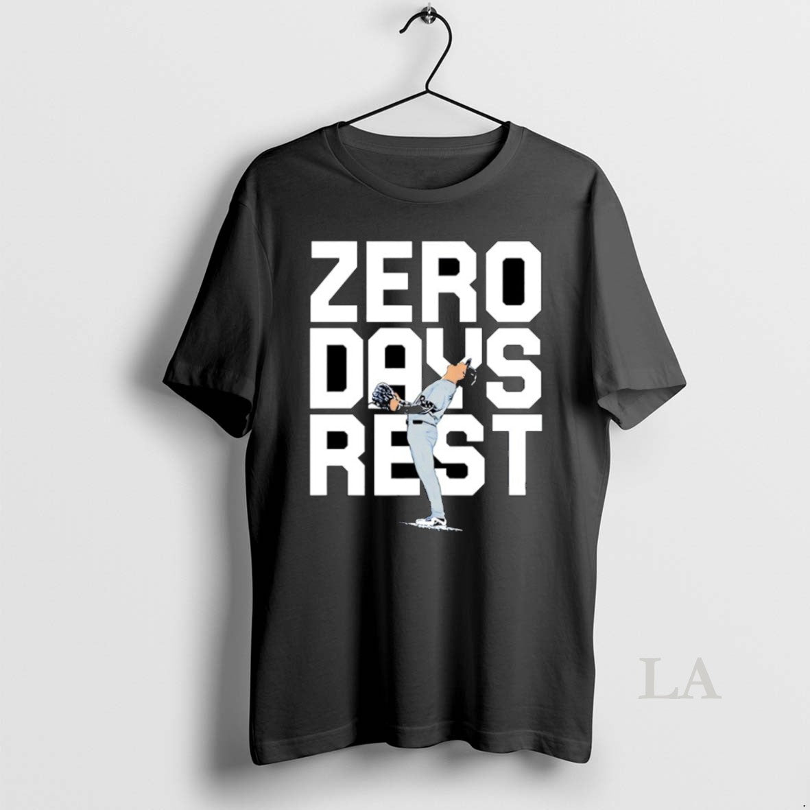 Original Zero Days Rest Yoshinobu Yamamoto Player Los Angeles Dodgers Mlb Shirt Hoodie Sweatshirt | PurePodTees.com