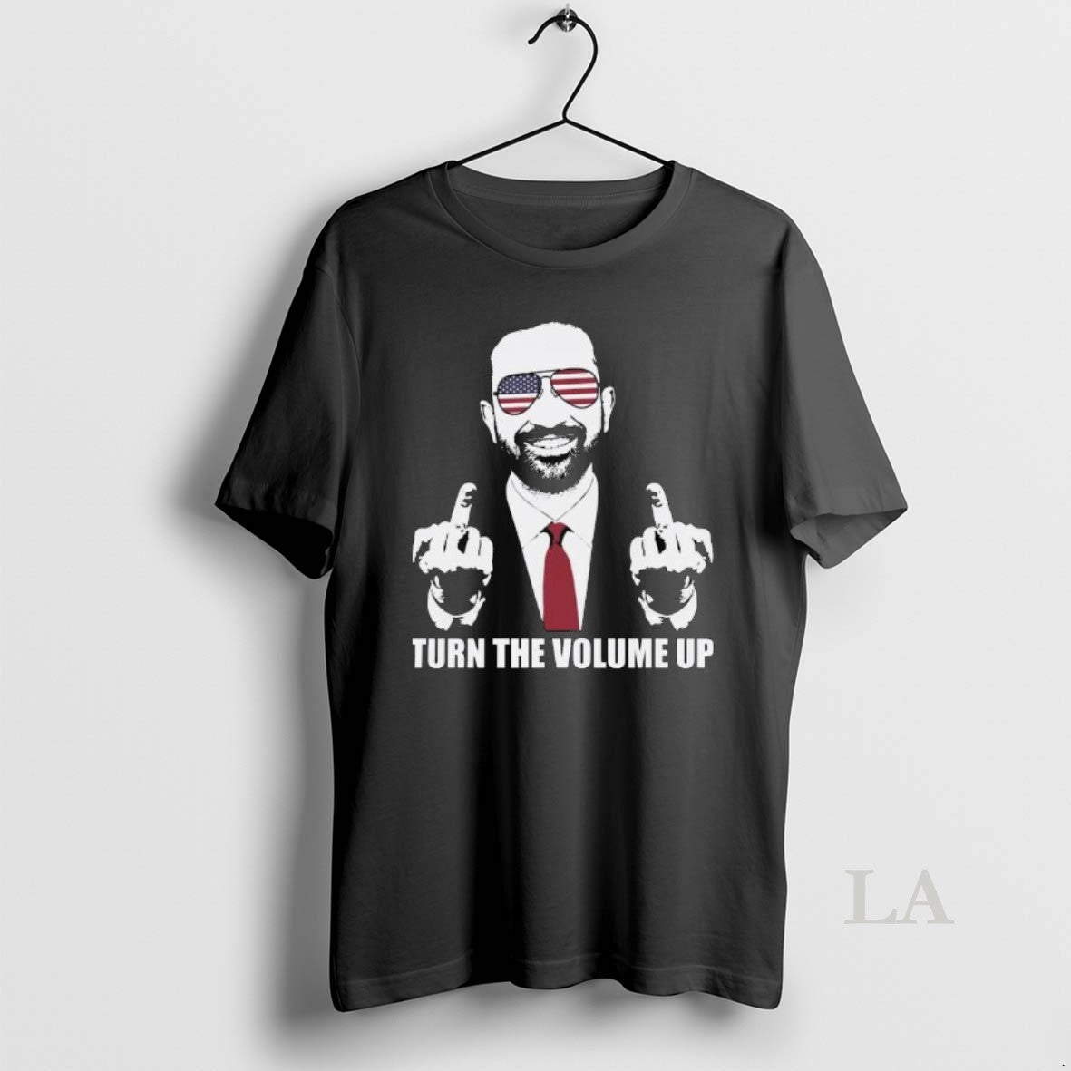 Original Zohran Mamdani Turn The Volume Up Fuck 2025 Long Sleve Shirt Hoodie Sweatshirt | PurePodTees.com