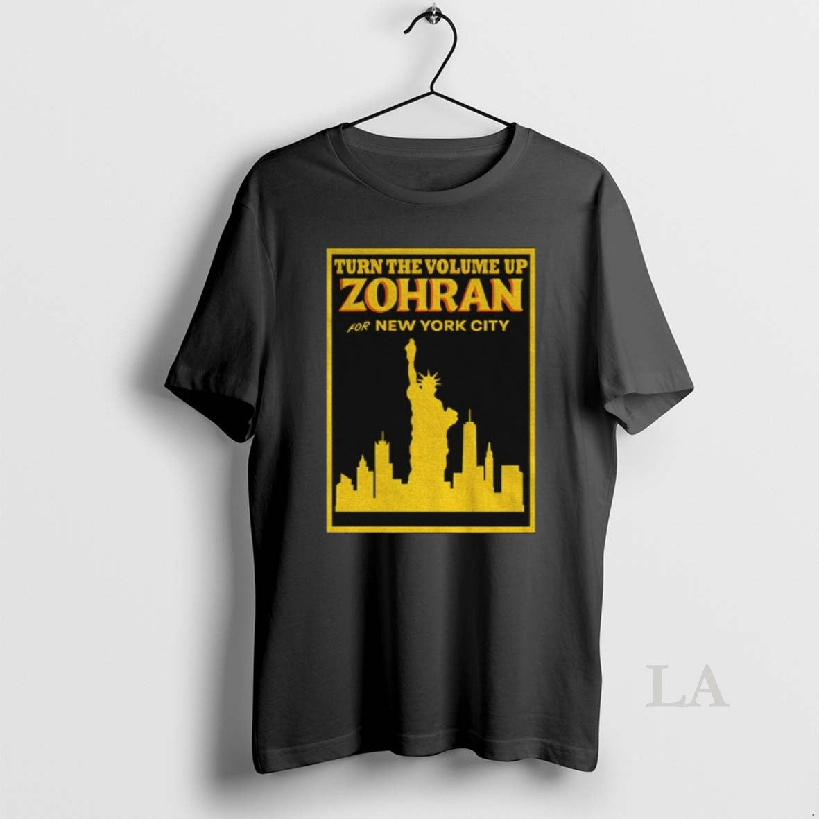 Original Zohran Mamdani Turn The Volume Up Zohran For New York City Statue Of Liberty Shirt Hoodie Sweatshirt