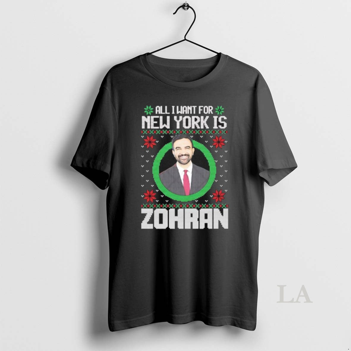 Original Zohran Mamdani All I Want For New York Is Zohran Christmas Ugly Shirt Hoodie Sweatshirt | PurePodTees.com