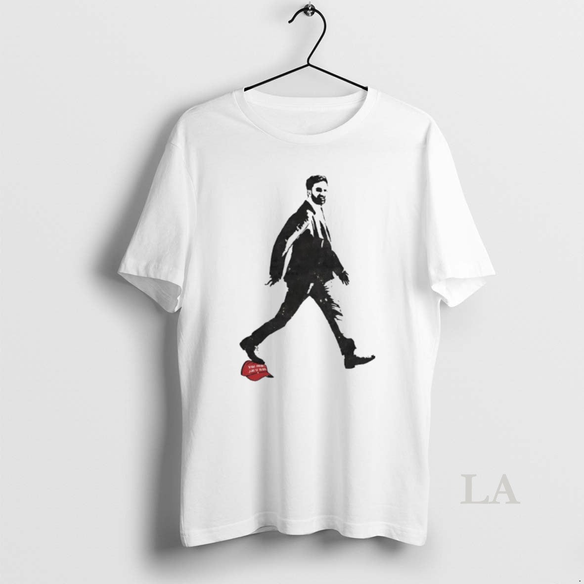 Original Zohran Mamdani Walking Stomping On Maga Hats Shirt Hoodie Sweatshirt | PurePodTees.com