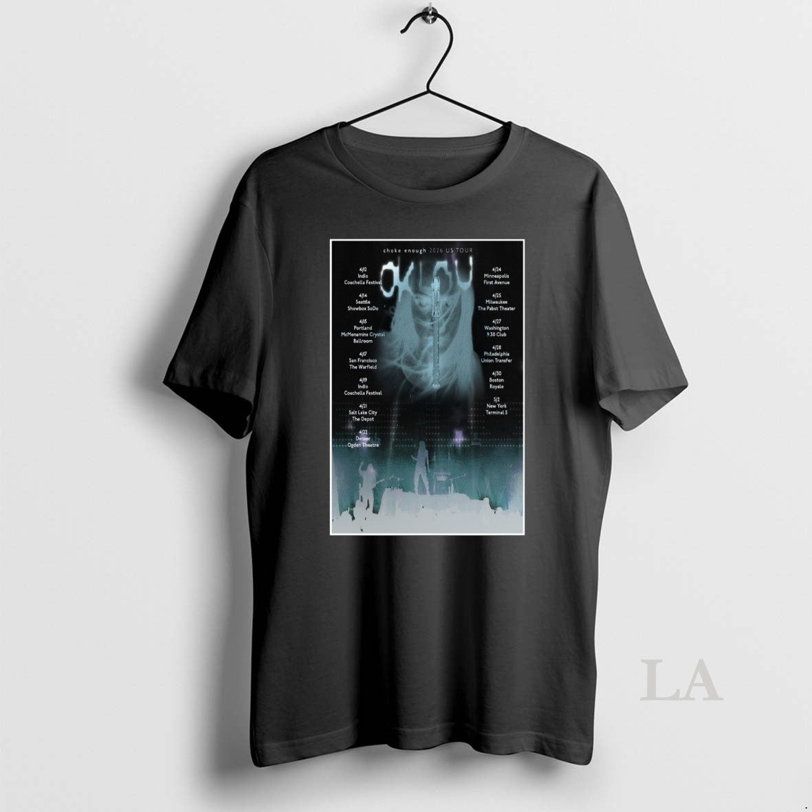 Original Oklou Choke Enough 2026 Us Tour Shirt Hoodie Sweatshirt | PurePodTees.com