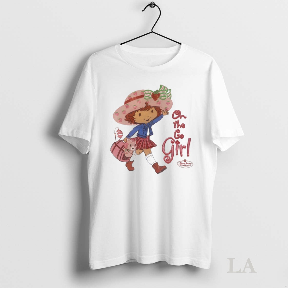 Original Strawberry Shortcake On The Go Girl Shirt Hoodie Sweatshirt | PurePodTees.com