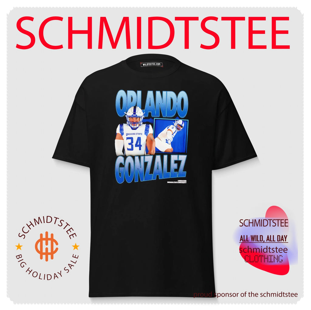 Orlando Gonzalez Indiana State University Linebacker shirt