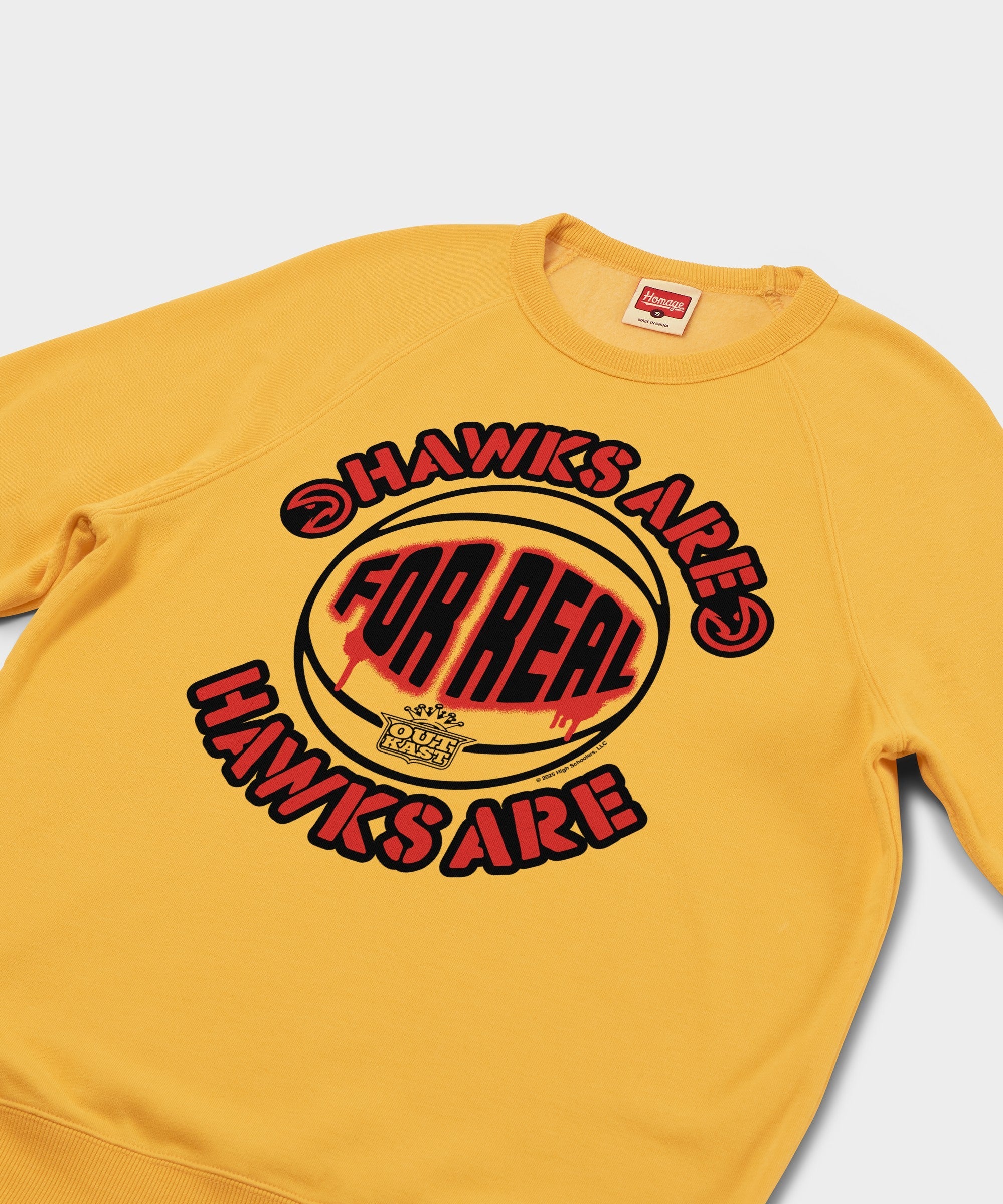 Outkast x Atlanta Hawks Hawks Are For Real Crewneck