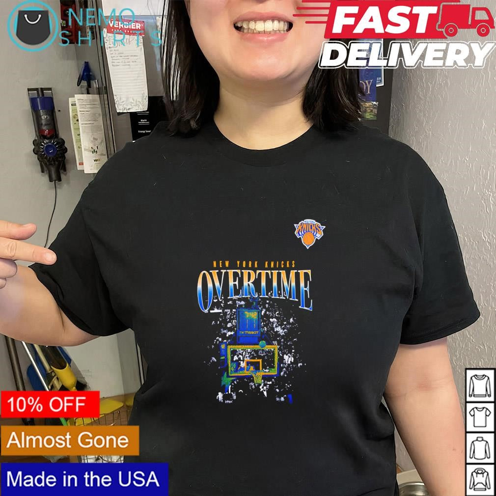 Overtime in New York Knicks basketball logo shirt