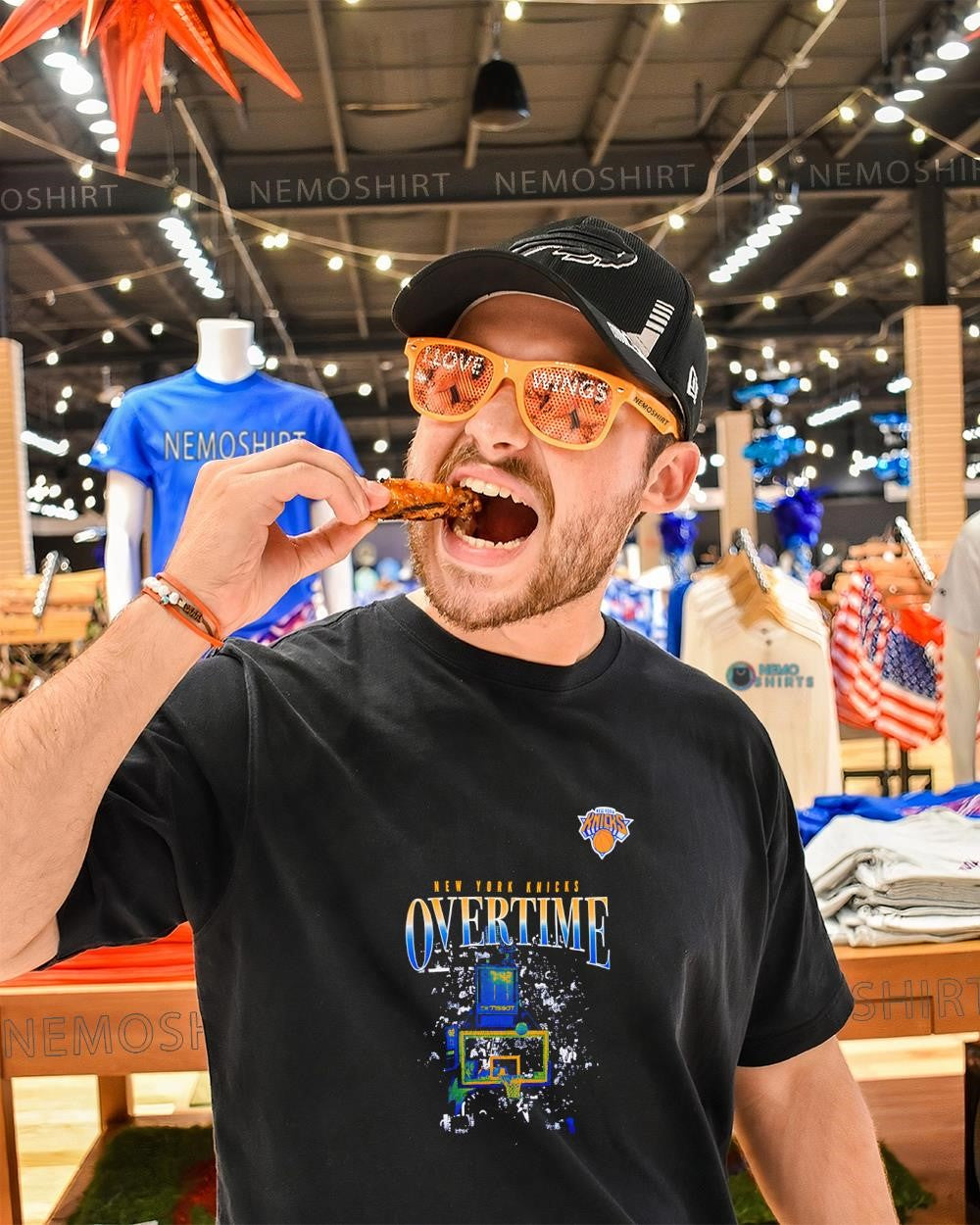 Overtime in New York Knicks basketball logo shirt