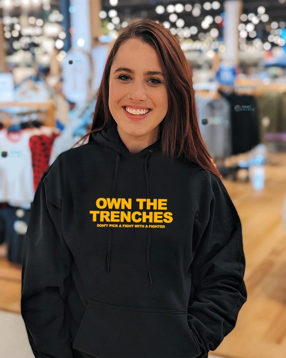 Own the trenches don’t pick a fight with a fighter shirt