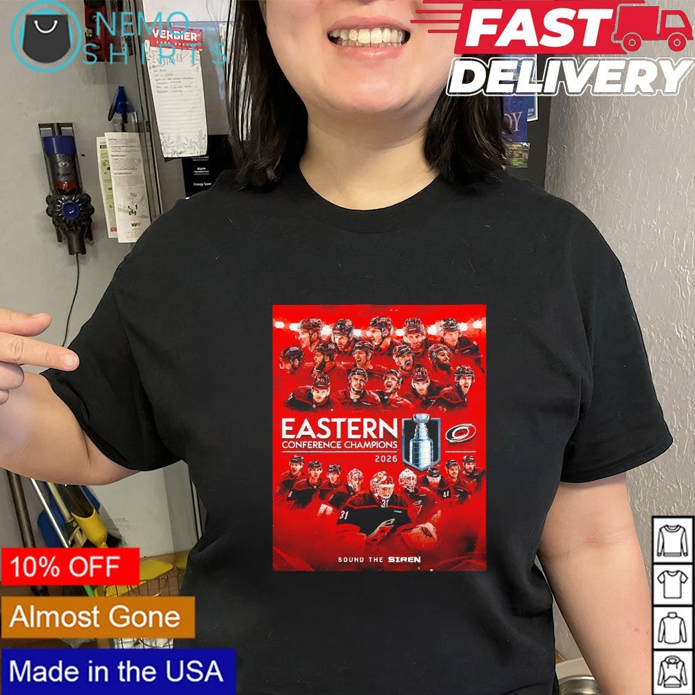 Owned the East Carolina Hurricanes Eastern Conference champions 2026 shirt