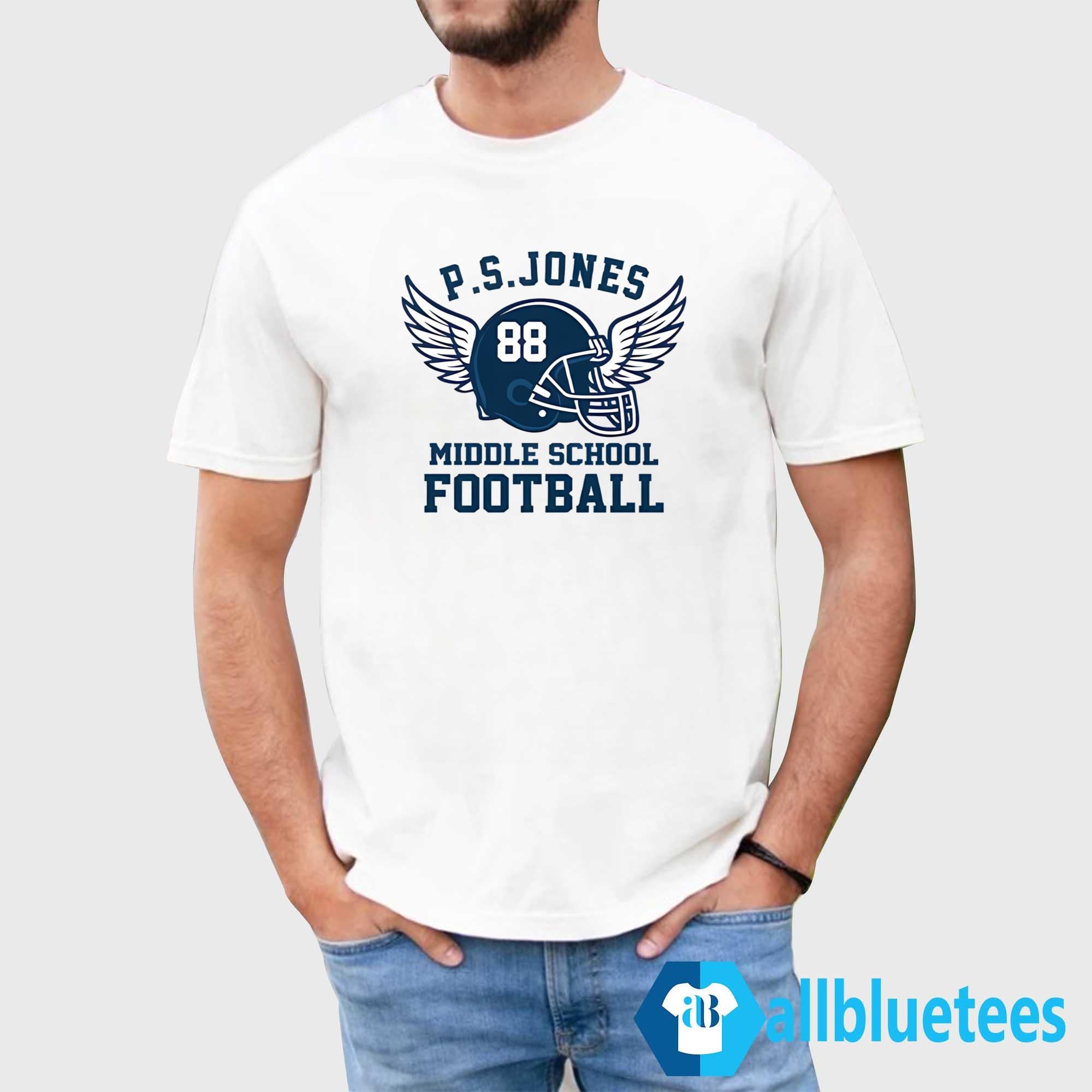 P.S. Jones Middle School Football Shirt