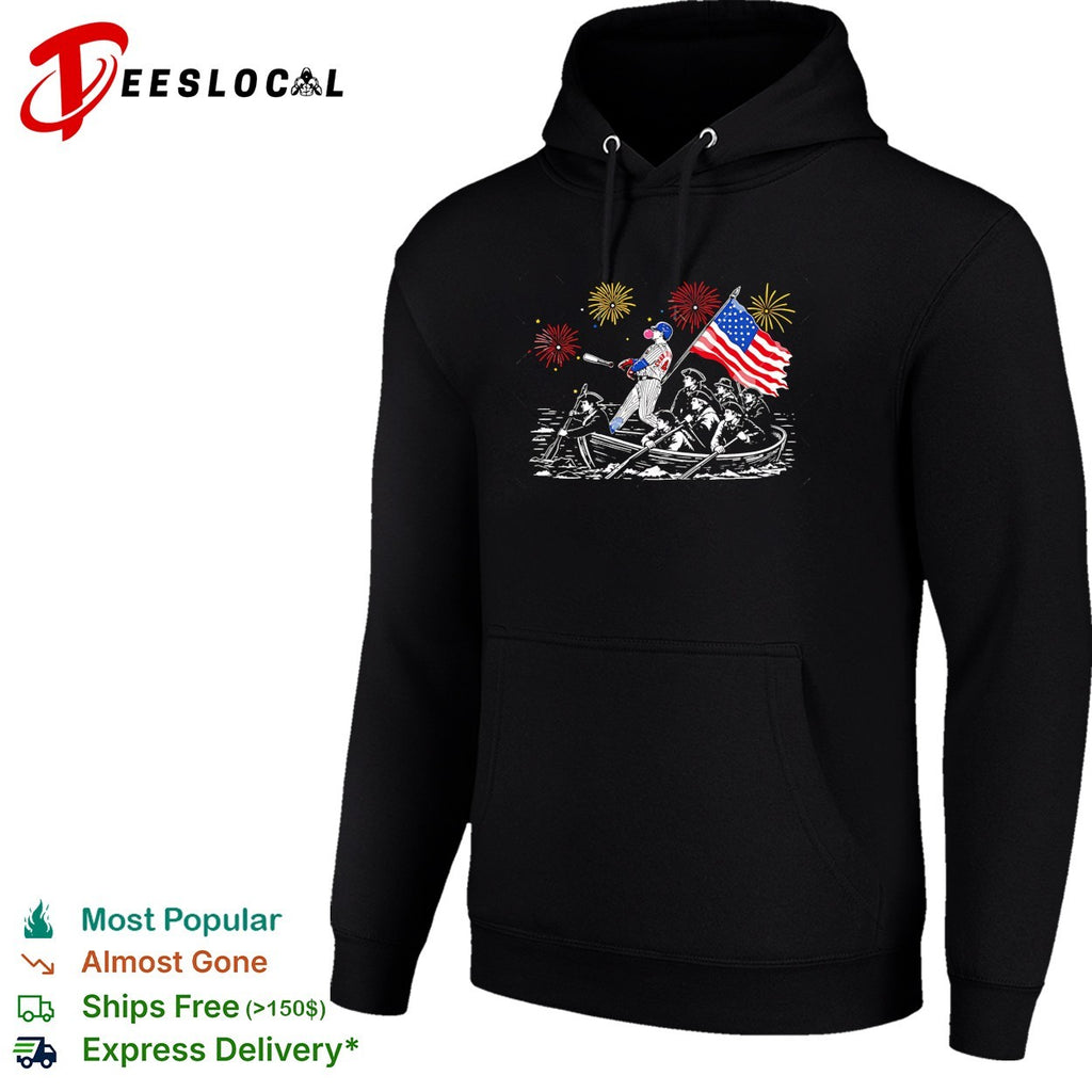 PCA Chicago Cubs Crossing The Delaware 4th of July shirt