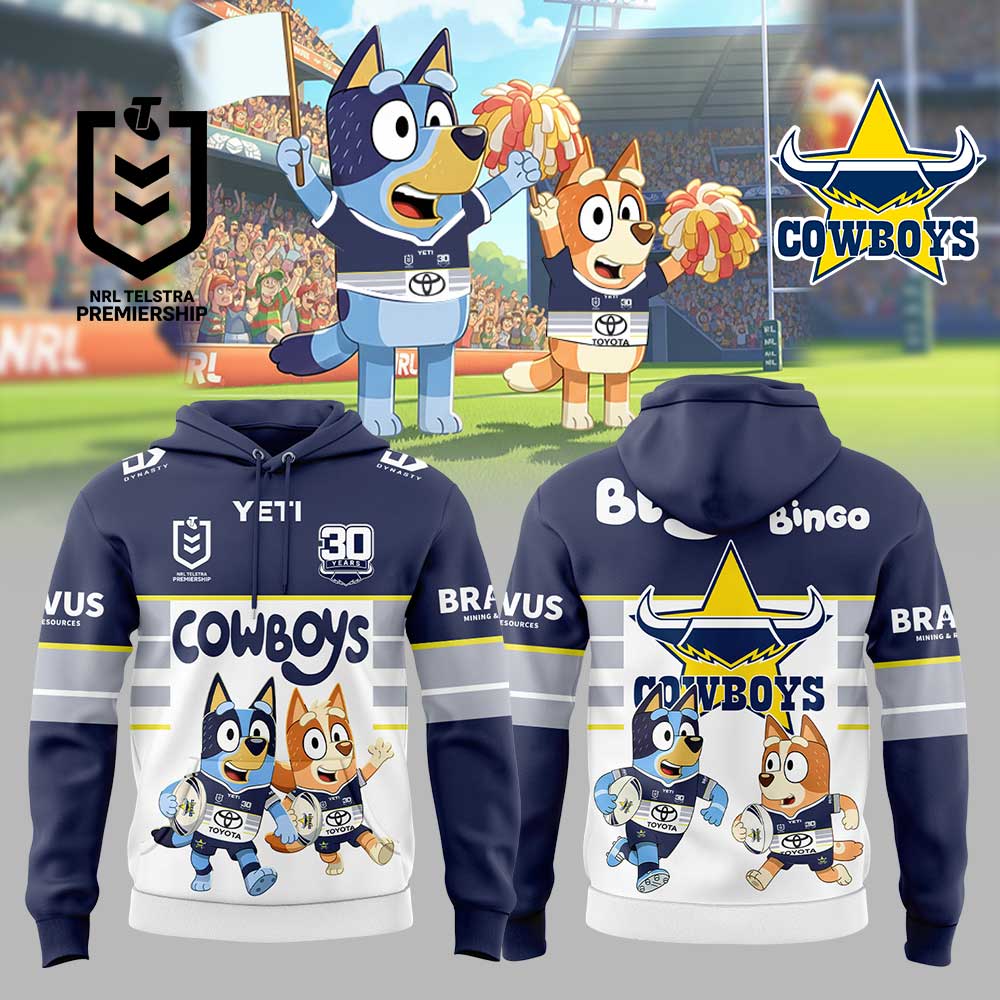 NQ Cowboys x Bluey and Bingo Shirt, Hoodie
