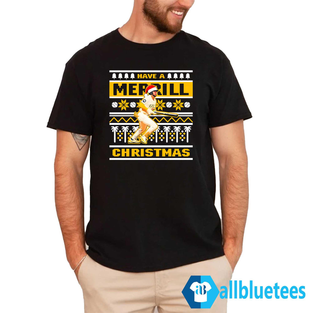 Padres Have A Merrill Christmas Shirt