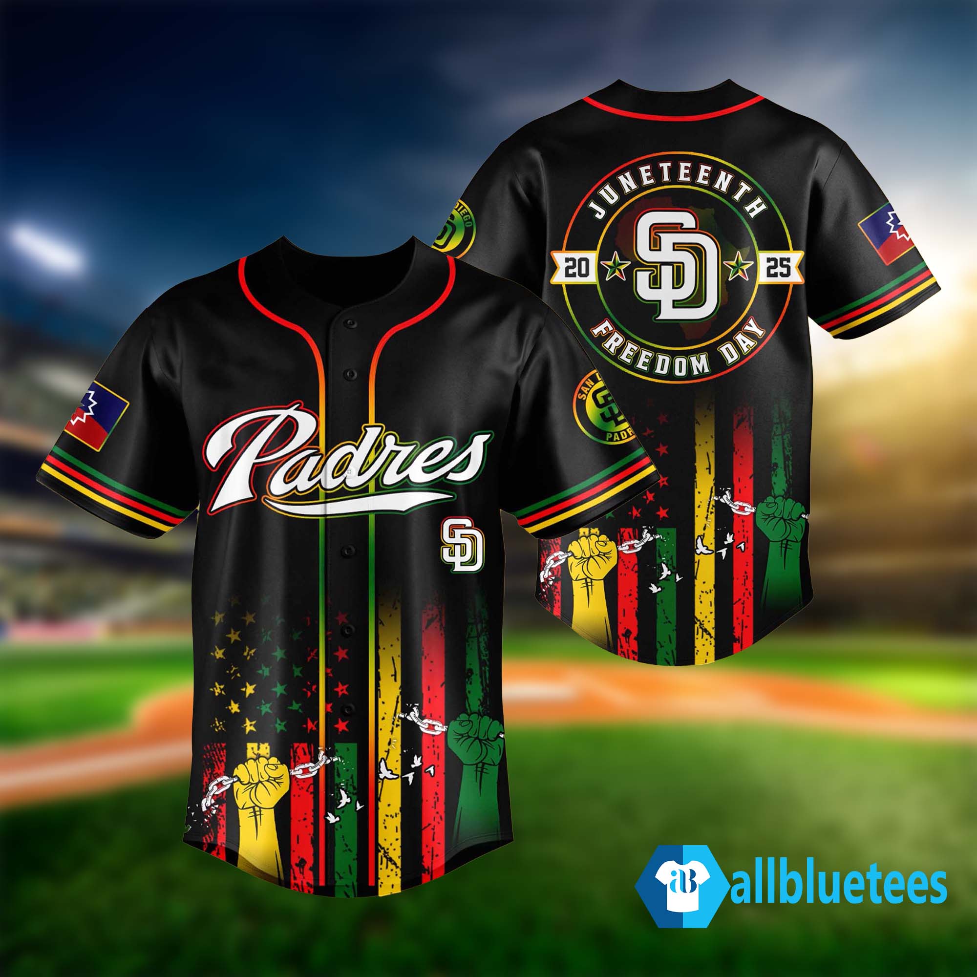 Padres Juneteenth Day Baseball Jersey 2025